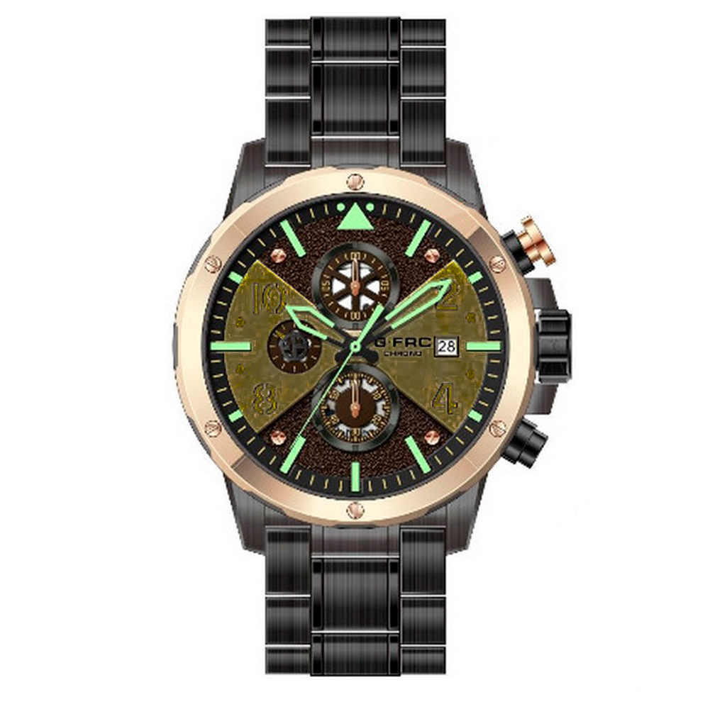 Reloj G-force Original H3716g Cronografo + Estuche